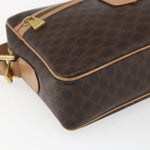 Celine Vintage Macadam Shoulder Bag Canvas and Leather - image 9