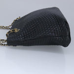 Bally Vintage Chain Shoulder Bag Quilted Leather - image 3