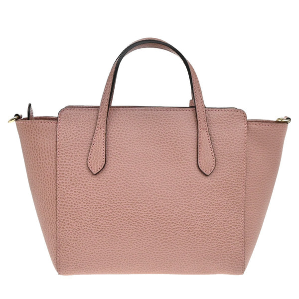 Gucci Swing Crossbody Bag Pebbled Leather Mini