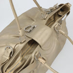 Salvatore Ferragamo Gancini handbag Leather - image 15