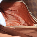 Celine Vintage Macadam Circle Logo Shoulder Bag Canvas and Leather - image 17
