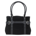 Salvatore Ferragamo Gancini handbag Suede - image 1