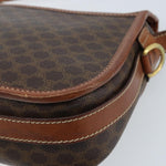 Celine Vintage Macadam Shoulder Bag Canvas and Leather - image 10