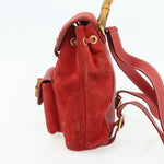 Gucci Gucci bamboo backpack daim mini - image 4