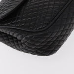 Bally Vintage Chain Shoulder Bag Quilted Leather - image 9