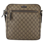 Gucci Front Zip Messenger GG Coated Canvas Medium - image 1