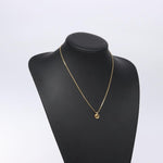 Christian Dior CD Round Pendant Necklace Metal - image 9