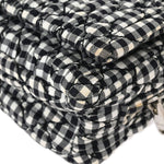 Miu Miu Crystal Clutch Matelasse Gingham Print Canvas Small - image 6