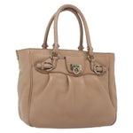 Salvatore Ferragamo Gancini handbag Leather - image 19