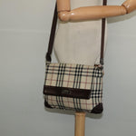 Burberry Vintage Flap Crossbody Bag Haymarket Canvas - image 13