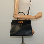 Salvatore Ferragamo Gancini Convertible Top Handle Bag Leather Medium - image 14