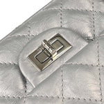 Chanel Reissue 2.55 Double Compartment Flap Bag Quilted Aged Calfskin 225 - image 7