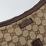 Gucci Vintage Shoulder Bag GG Canvas and Leather Small - image 19