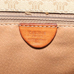 Celine Vintage Macadam Shoulder Bag Canvas and Leather - image 6