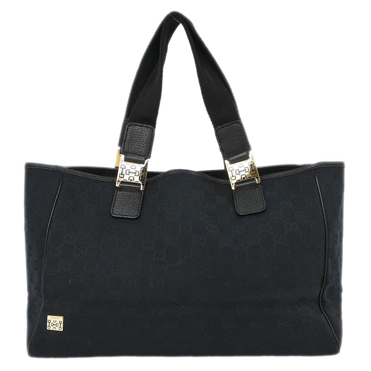 Gucci Web Handle Buckle Tote GG Canvas Large - image 1
