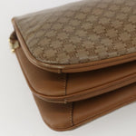 Celine Vintage Macadam Shoulder Bag Canvas and Leather - image 10