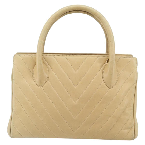 Chanel Vintage Convertible Tote Chevron Lambskin Medium