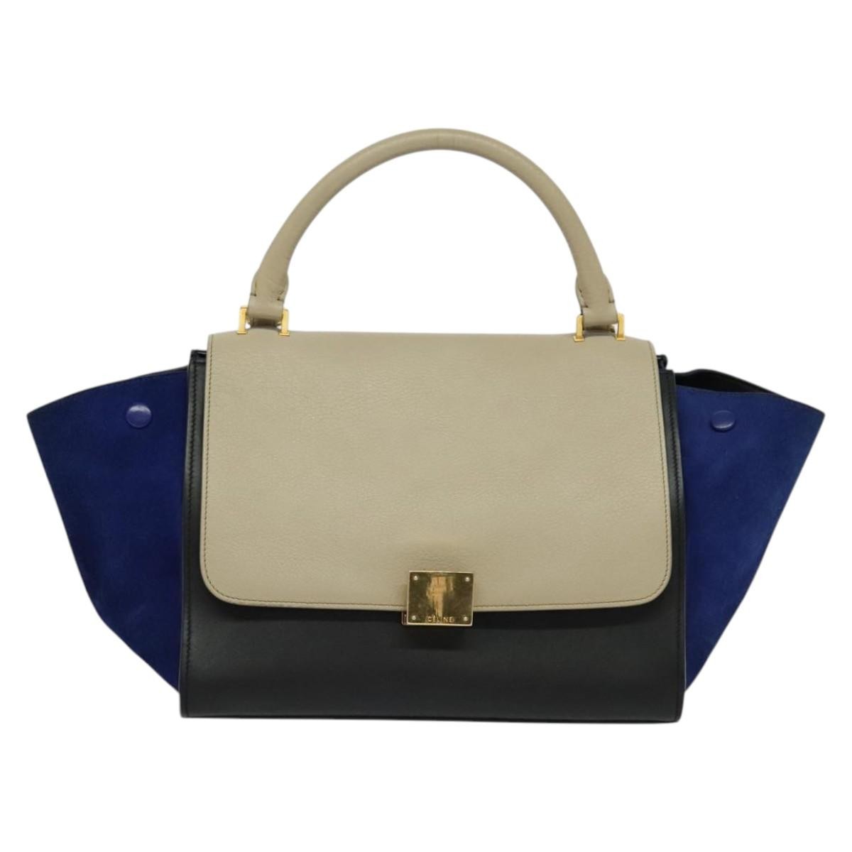 Celine Tricolor Trapeze Bag Leather Large - image 1