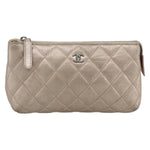 Chanel Classic O Case Pouch Quilted Lambskin Mini - image 1