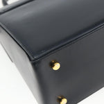 Salvatore Ferragamo Gancini Convertible Top Handle Bag Leather Mini - image 11