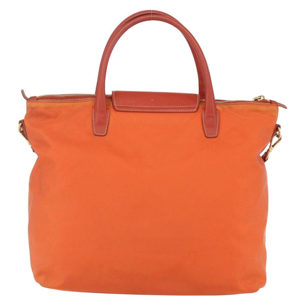 Prada Convertible Flap Tote Tessuto and Saffiano Leather Medium