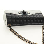 Chanel Chocolate Bar Mademoiselle Shoulder Bag Quilted Lambskin Medium - image 19