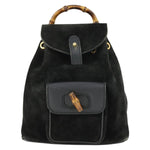 Gucci Gucci bamboo backpack daim mini - image 1