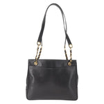Chanel Vintage CC Chain Tote Caviar Large - image 2