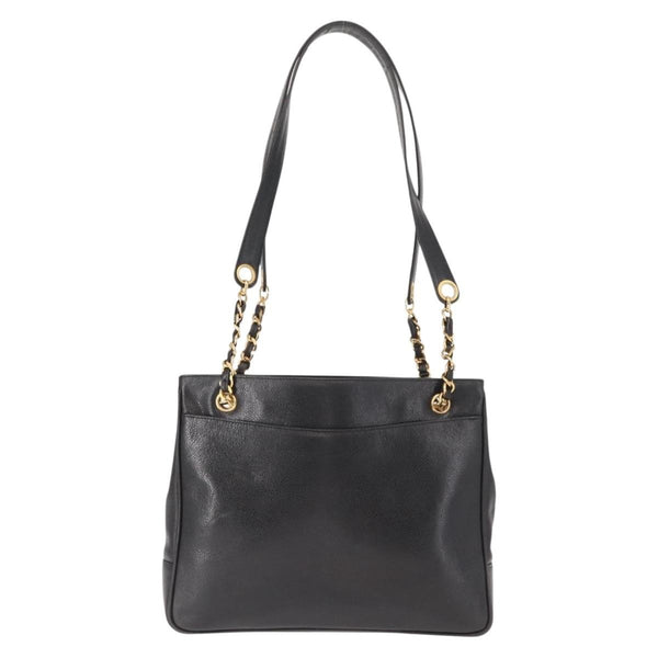 Chanel Vintage CC Chain Tote Caviar Large