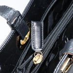 Salvatore Ferragamo Gancini handbag Leather - image 12