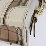 Burberry Minford Satchel Haymarket Coated Canvas Medium - image 10