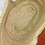 Chloe Marcie Basket Bag Raffia and Leather Small - image 5