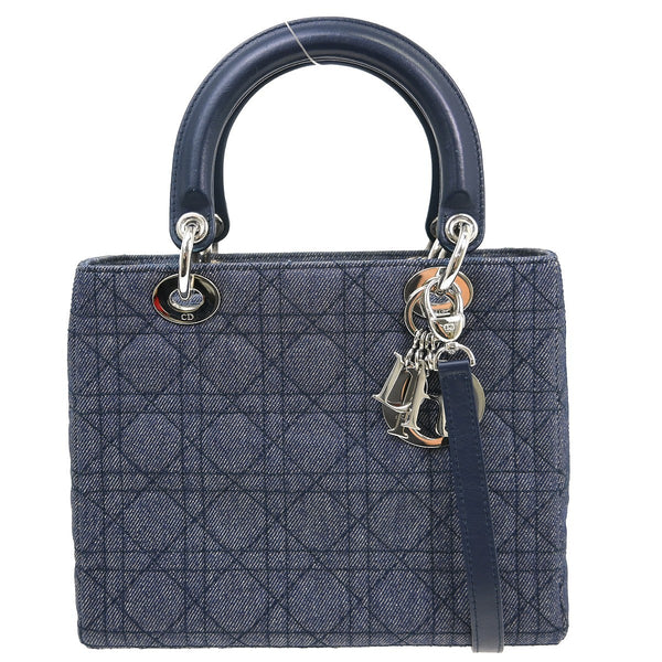 Christian Dior Lady Dior Bag Denim Medium - image 1