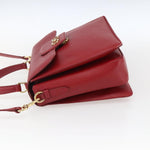 Salvatore Ferragamo Gancini handbag Leather - image 3