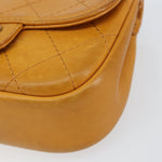 Chanel Chain Flap Bag Quilted Leather - image 9