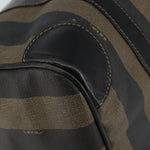 Fendi Vintage Pequin Boston Bag Coated Canvas Medium - image 9