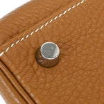 Hermes Kelly Handbag Brown Togo with Palladium Hardware 32 - image 7