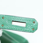Hermes Birkin Handbag Green Togo with Gold Hardware 35 - image 7