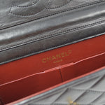 Chanel Vintage Round Flap Bag Quilted Lambskin Small - image 5