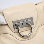 Salvatore Ferragamo Gancini handbag Leather - image 12