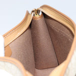 Christian Dior Vintage Honeycomb Zip Pouch Coated Canvas Medium - image 17