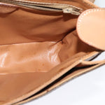 Celine Vintage Macadam Circle Logo Shoulder Bag Canvas and Leather - image 19