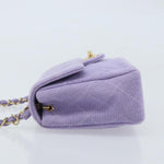 Chanel Square Classic Single Flap Bag Fabric - image 4