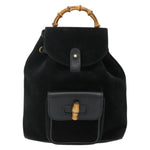Gucci Gucci bamboo backpack daim mini - image 14