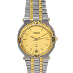 Gucci 9000l Quartz Watch Stainless Steel with Plated Metal 25 - image 5