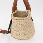 Chloe Marcie Basket Bag Raffia and Leather Mini - image 3
