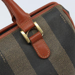 Fendi Vintage Pequin Convertible Boston Bag Coated Canvas Mini - image 20