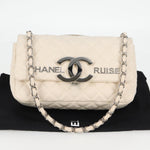 Chanel Cruise Flap Bag Quilted Canvas Medium - image 12
