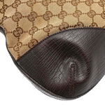 Gucci Vintage Horsebit Shoulder bag Canvas - image 9