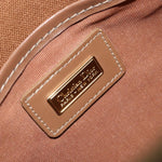 Christian Dior Vintage Honeycomb Shoulder Bag Canvas and Leather - image 6